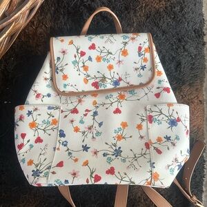 Tory Burch floral backpack